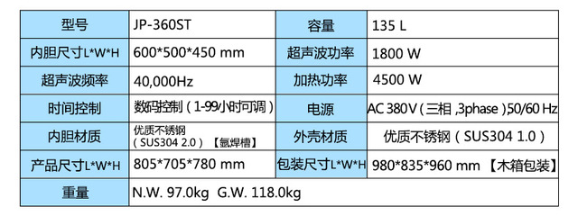 洁盟超声波清洗机JP-120ST 食堂餐厅饭店高效洗碗新选择